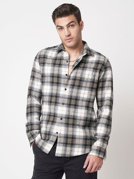 Super Soft Multicolour Plaid Checks Flannel Shirt