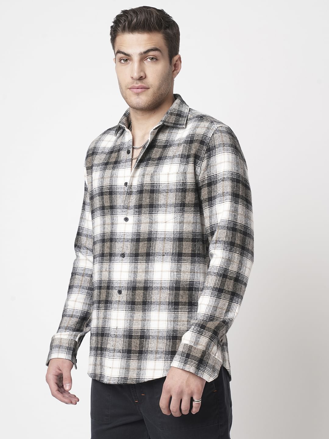 Super Soft Multicolour Plaid Checks Flannel Shirt