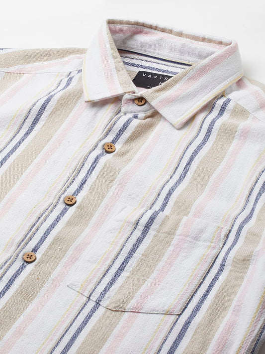 Classic Multicolour Striped Shirt