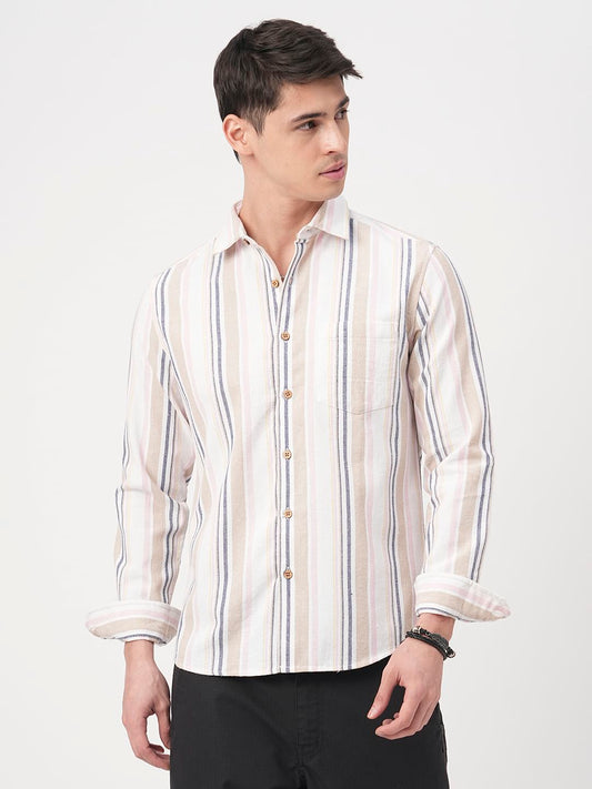 Classic Multicolour Striped Shirt