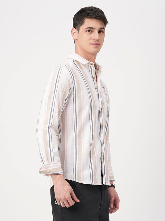 Classic Multicolour Striped Shirt