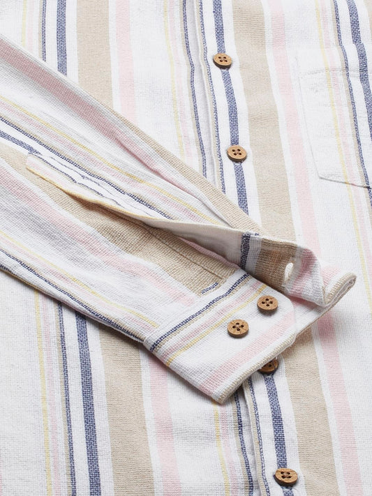 Classic Multicolour Striped Shirt