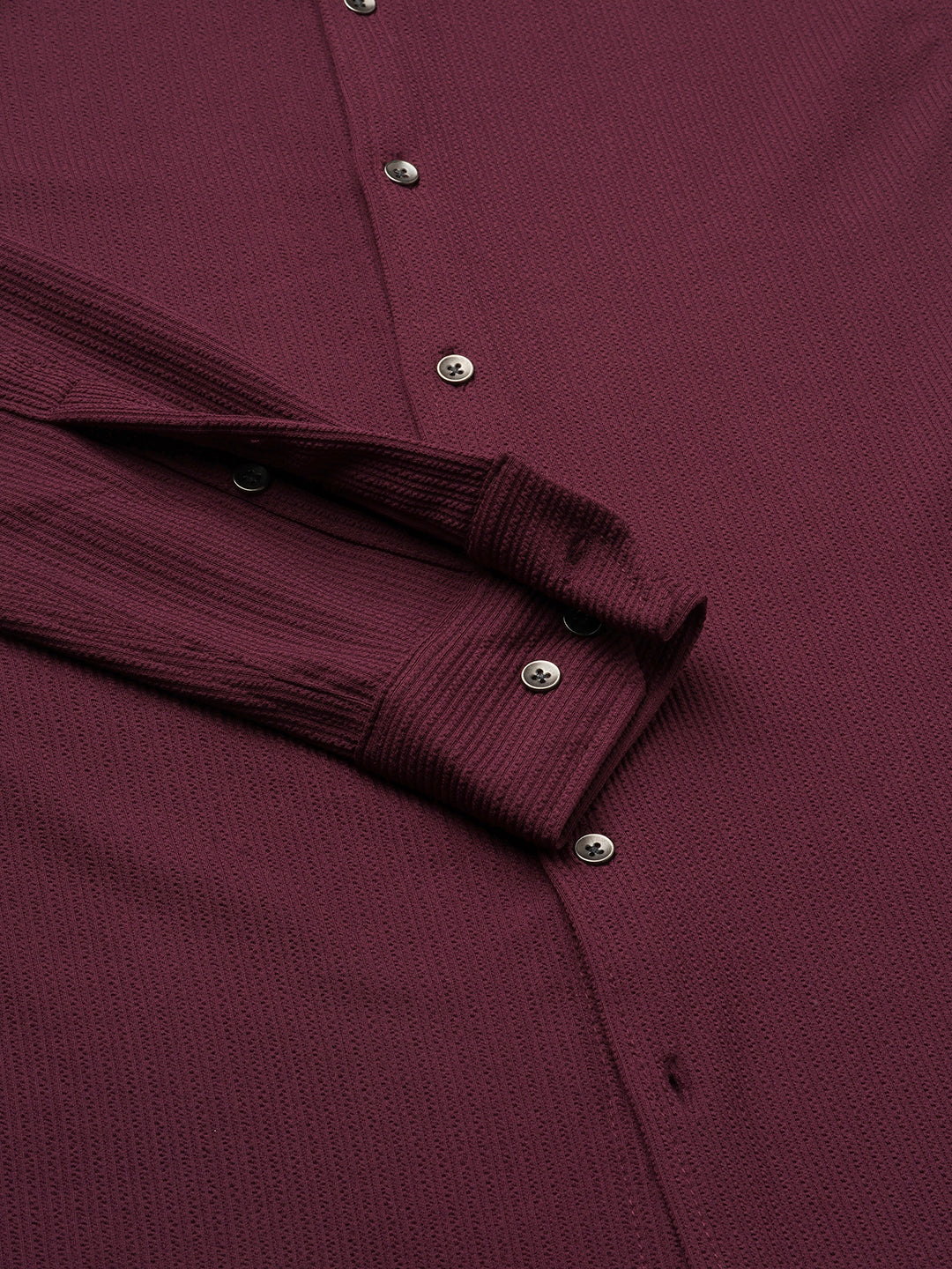 Royal Maroon Textured Shirt