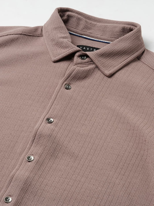 Mocha Textured Shirt