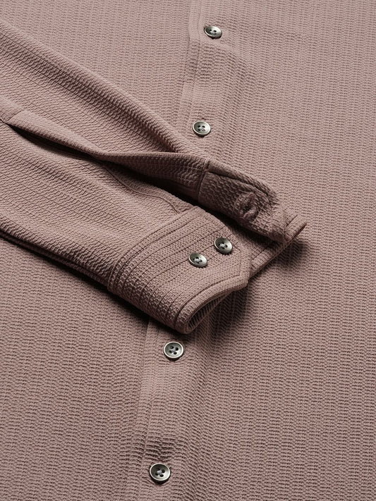 Mocha Textured Shirt