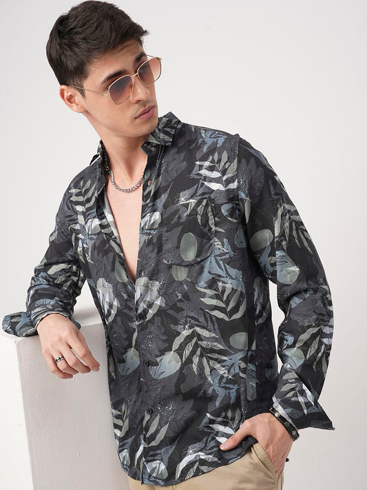 Multicolour Tropical Printed Shirt