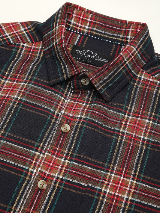 Premium Cotton Multicolour Checkered Shirt