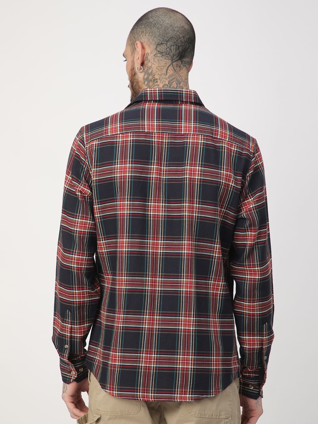Premium Cotton Multicolour Checkered Shirt