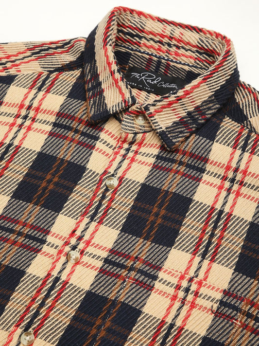Multicolour Heavy Twill Jacquard Shirt