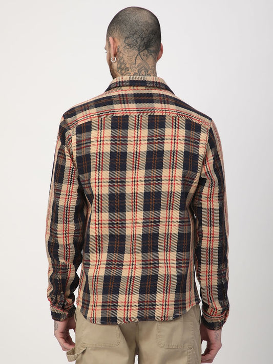 Multicolour Heavy Twill Jacquard Shirt