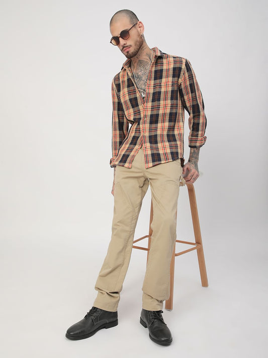 Multicolour Heavy Twill Jacquard Shirt
