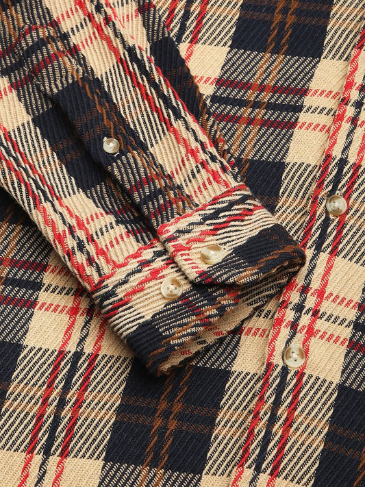 Multicolour Heavy Twill Jacquard Shirt
