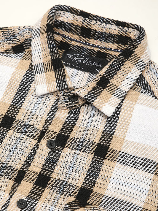 Multicolour Heavy Twill Jacquard Shirt