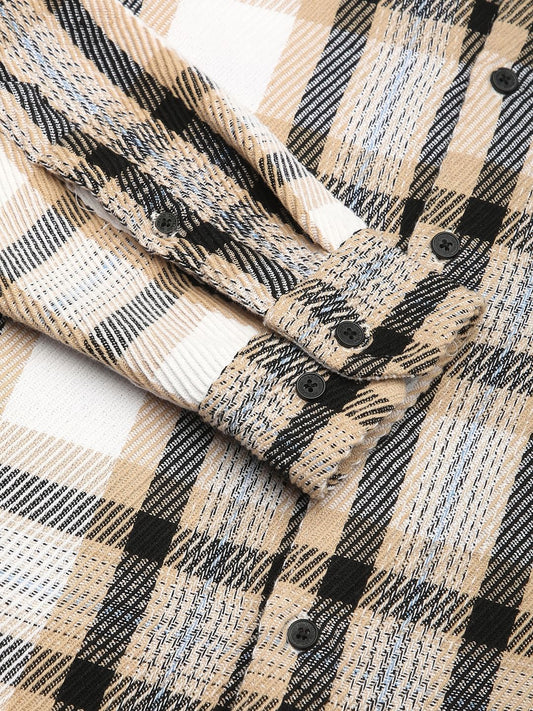 Multicolour Heavy Twill Jacquard Shirt