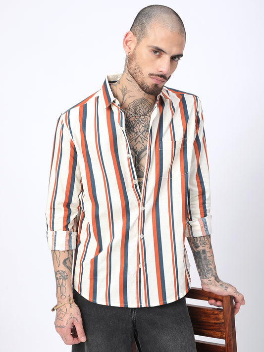 Multicolour Awning Stripes Shirt