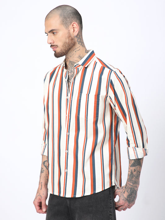Multicolour Awning Stripes Shirt