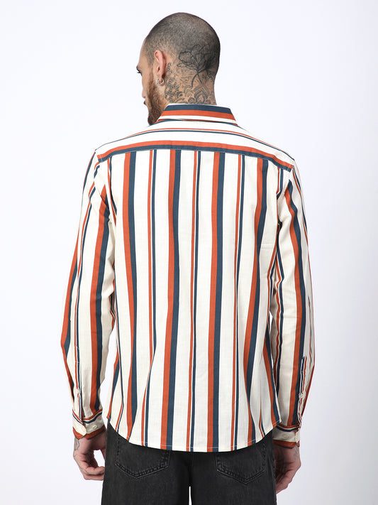 Multicolour Awning Stripes Shirt