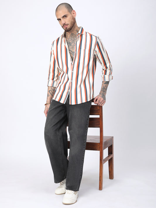 Multicolour Awning Stripes Shirt