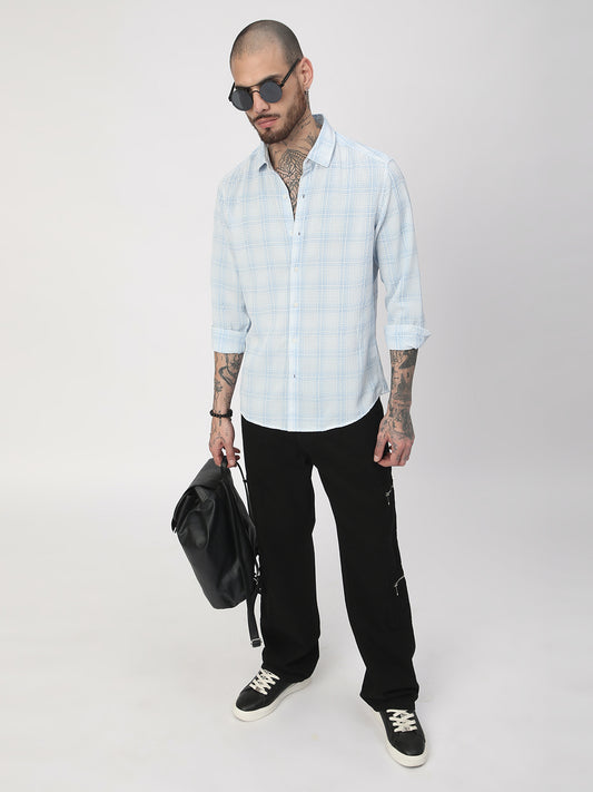 Bluey Mini Plaid Checks Seersucker Shirt