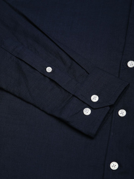 Ritzy Navy Solid Shirt