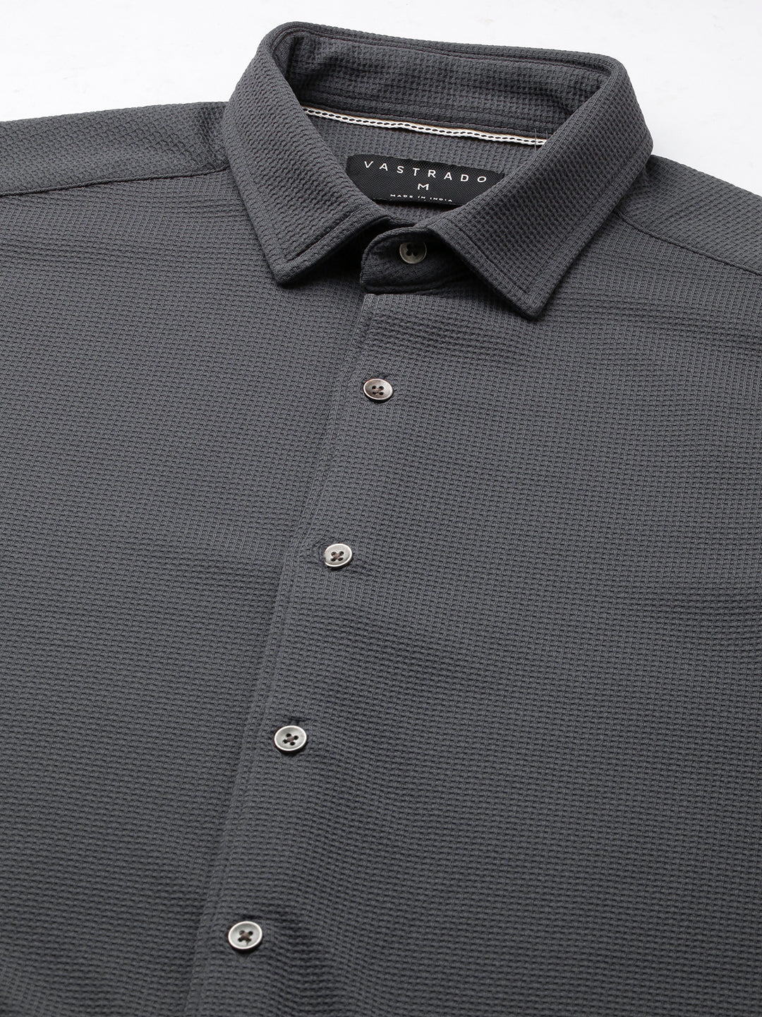 Porpoise Grey Textured Shirt