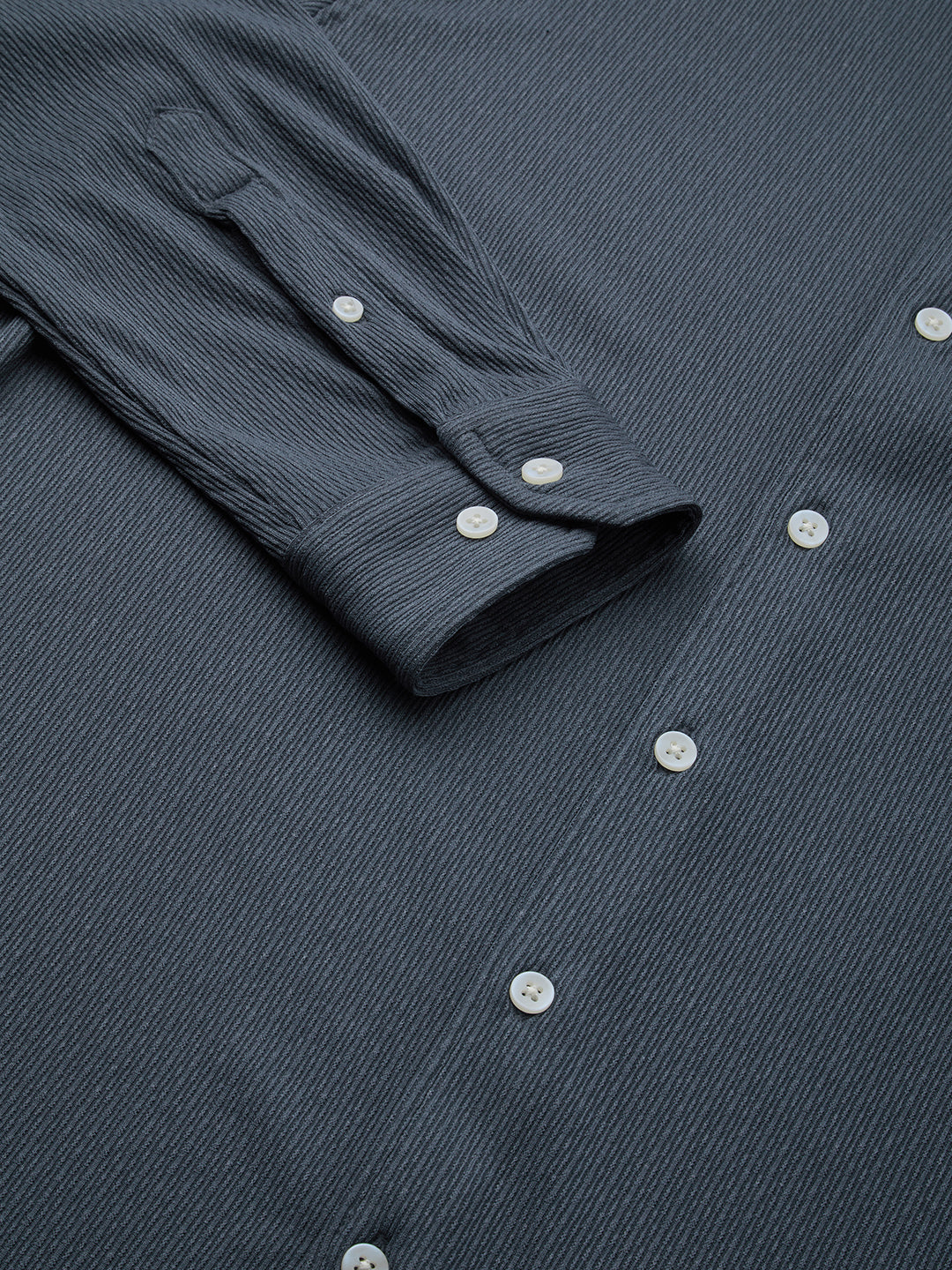Exquisite Spruce Blue Knitted Shirt