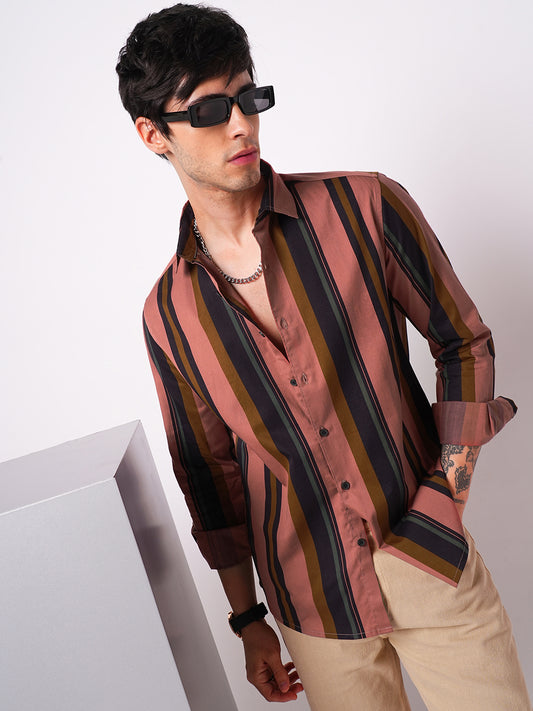 Multicolour Awning Striped Shirt