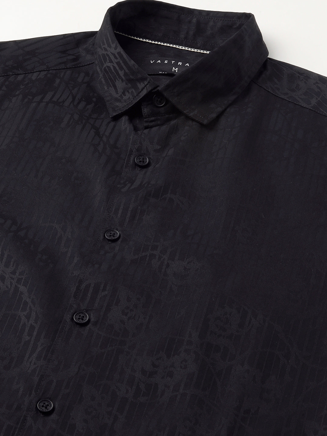Classic Black Printed Shirt