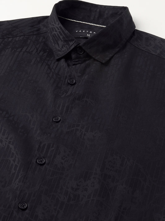 Classic Black Printed Shirt