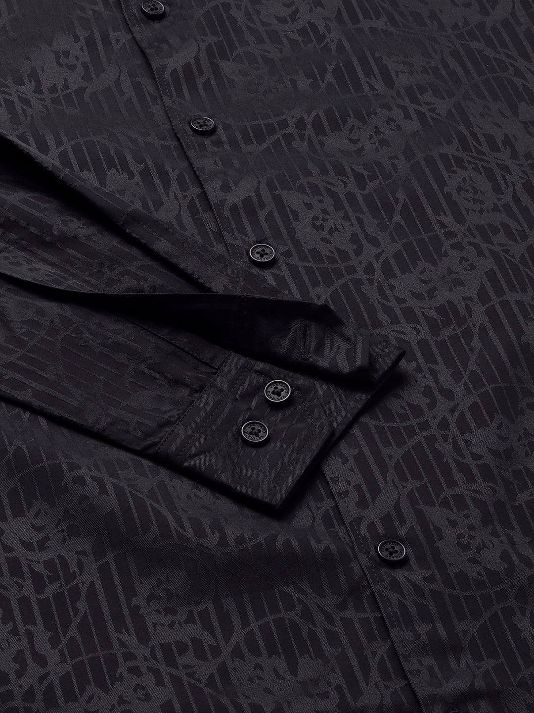 Classic Black Printed Shirt