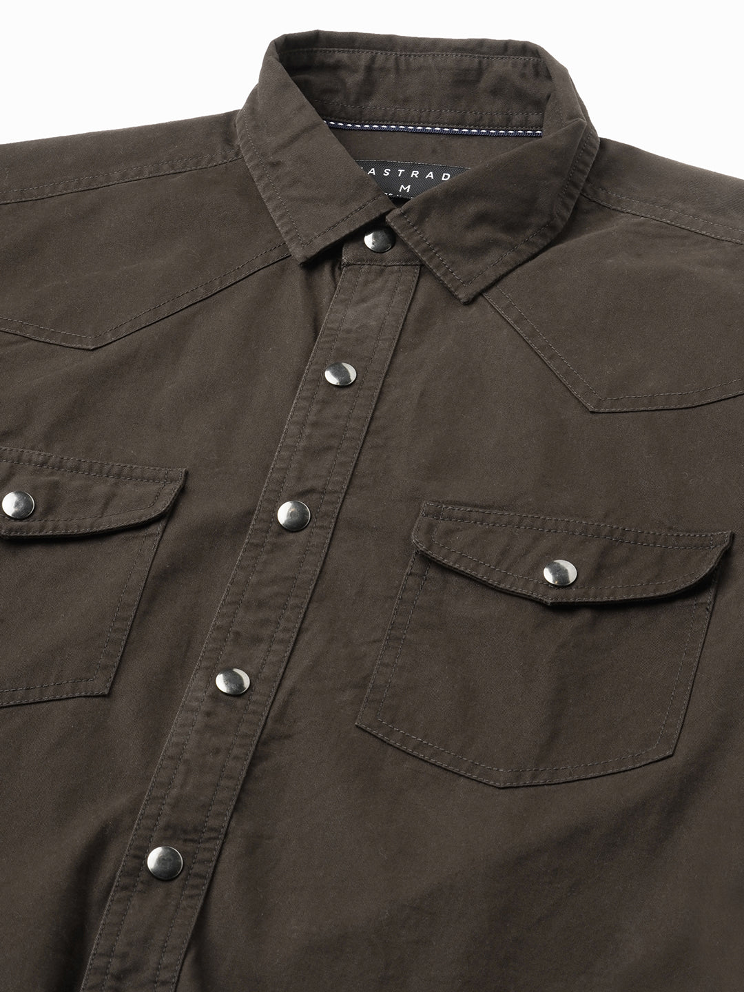 Smoked Cocoa Double Pocket Overshirt