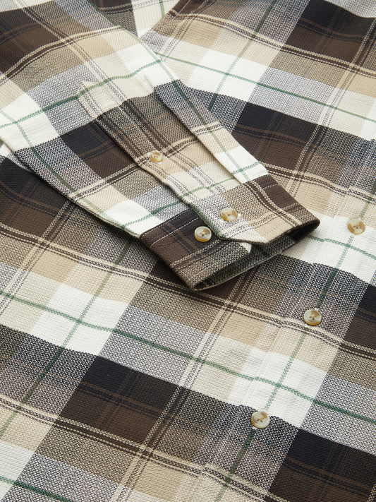 Premium Cotton Multicolour Plaid Checks Shirt
