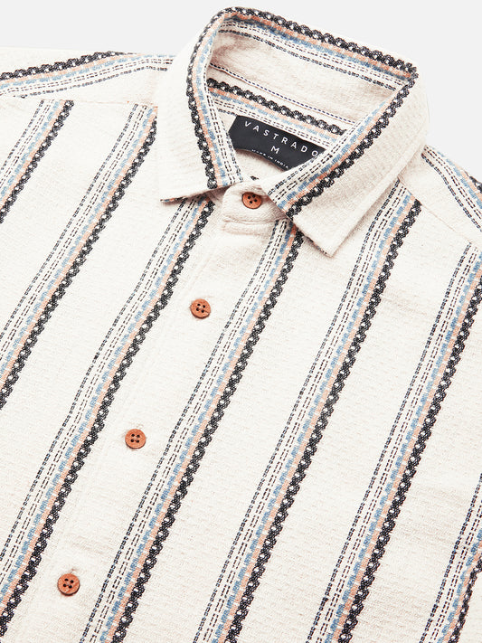 Off-White Parallel Play Striped Shirt