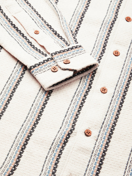 Off-White Parallel Play Striped Shirt