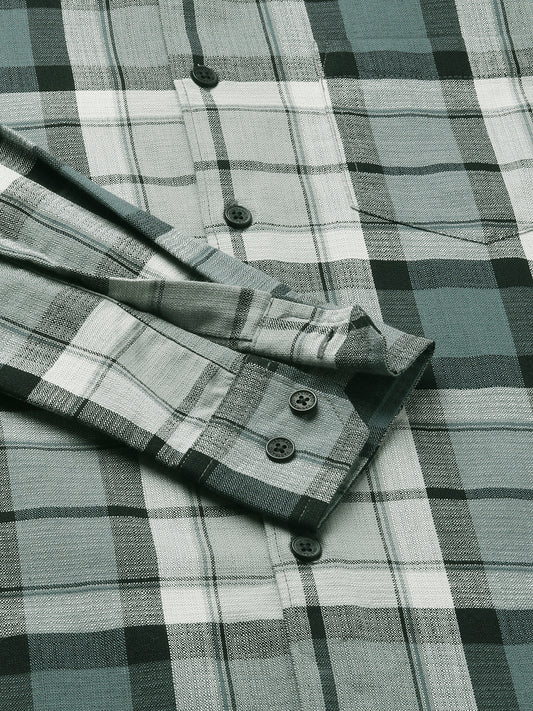 Evergreen Matrix Plaid Checks Shirt