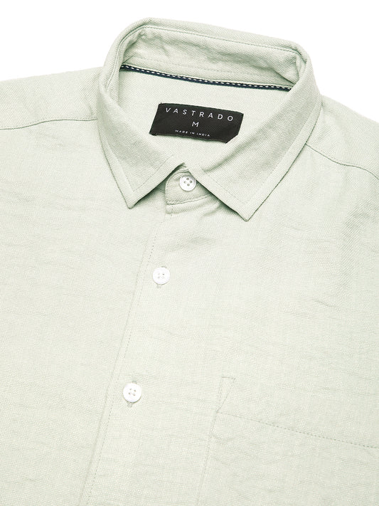 Sage Green Minimalist Solid Shirt