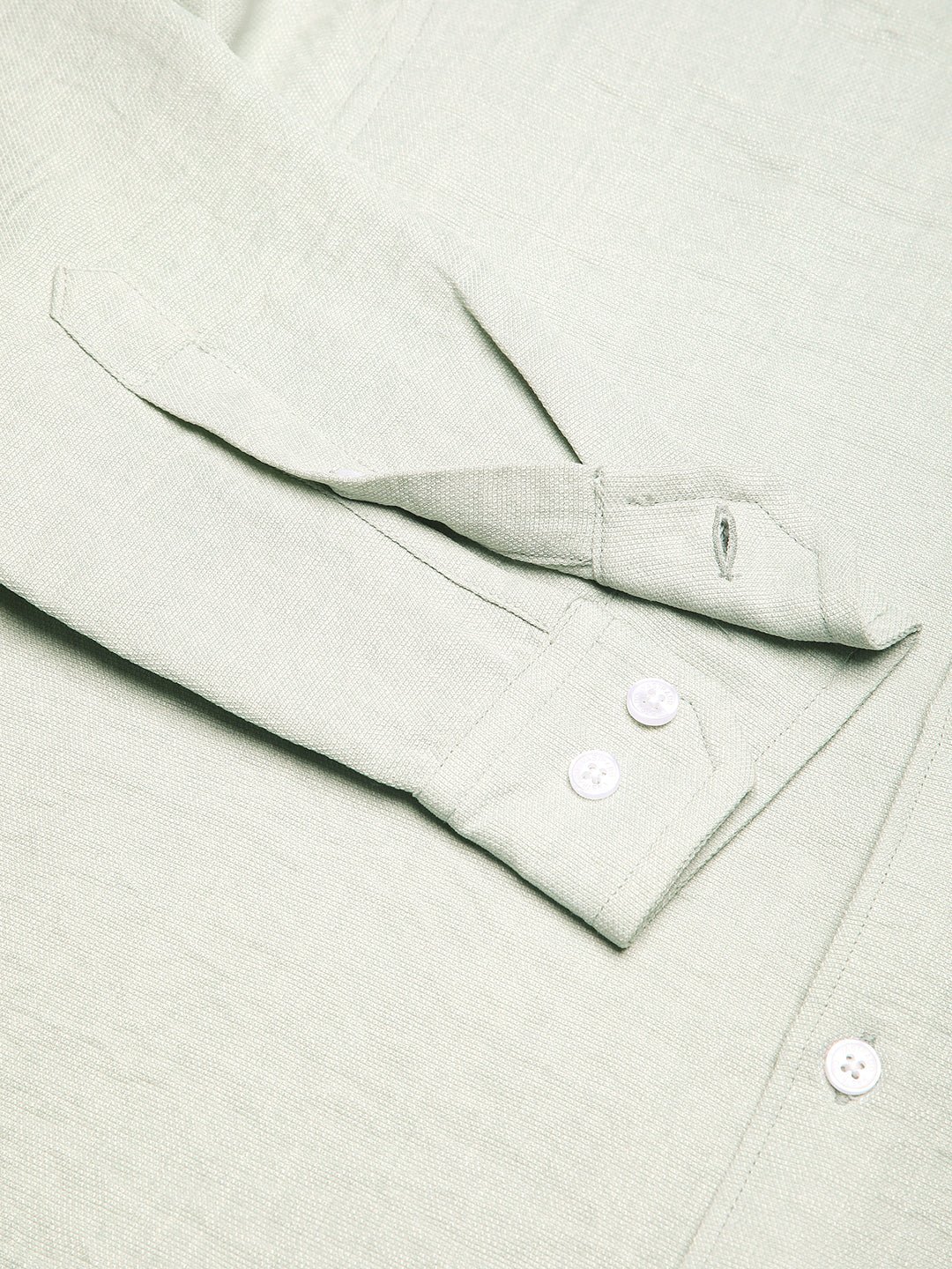 Sage Green Minimalist Solid Shirt