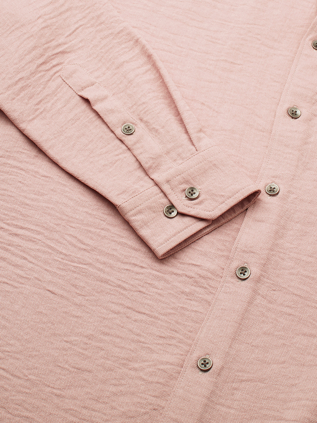Powder Pink Everyday Crinkled Shirt