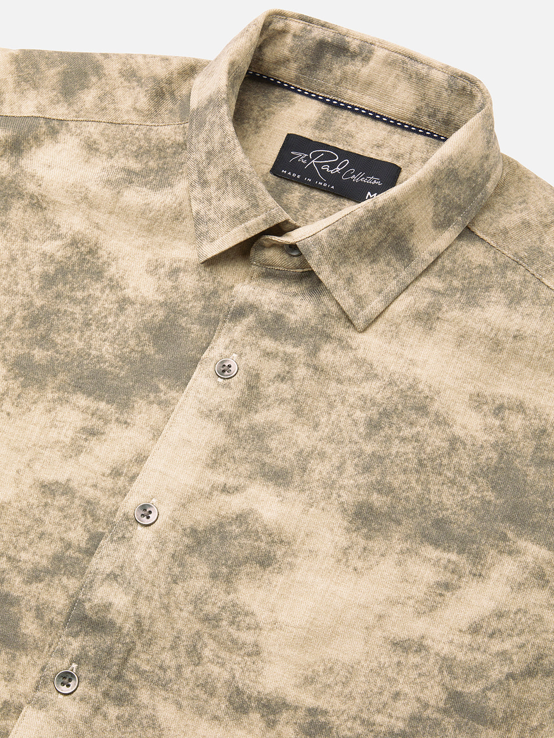 Sandstorm Beige Printed Shirt