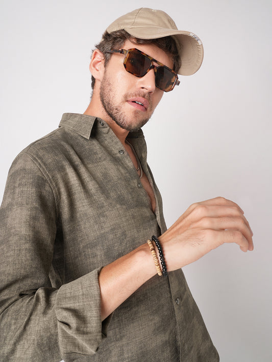 Vintage Brown Plushy Shirt