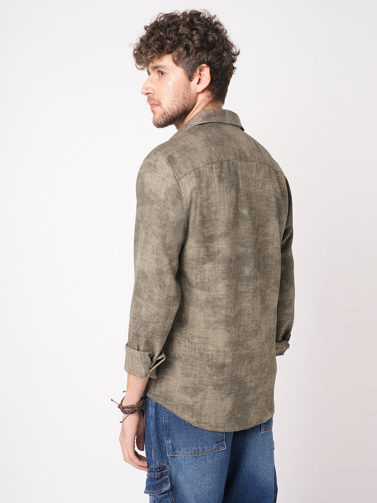 Vintage Brown Plushy Shirt