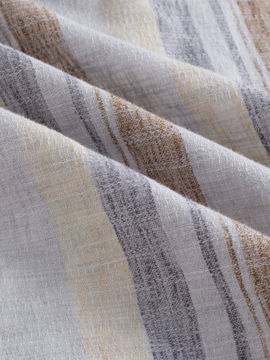 Sandswept Stripes Breezy Linen Blend Shirt