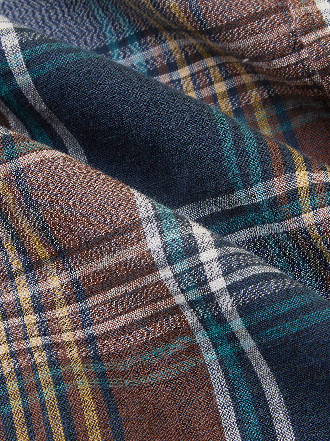 Forest Brown Multitone Heritage Checks Shirt