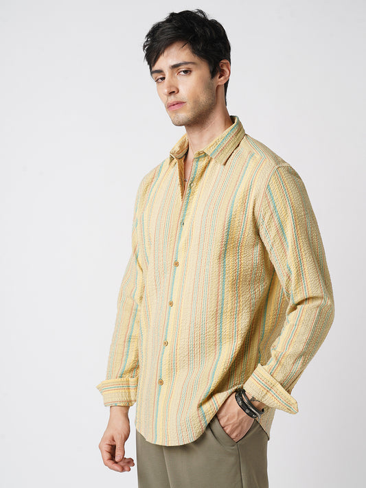 Pastel Trails Seersucker Shirt