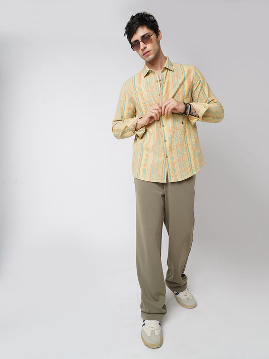 Pastel Trails Seersucker Shirt