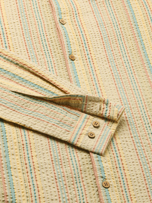 Pastel Trails Seersucker Shirt
