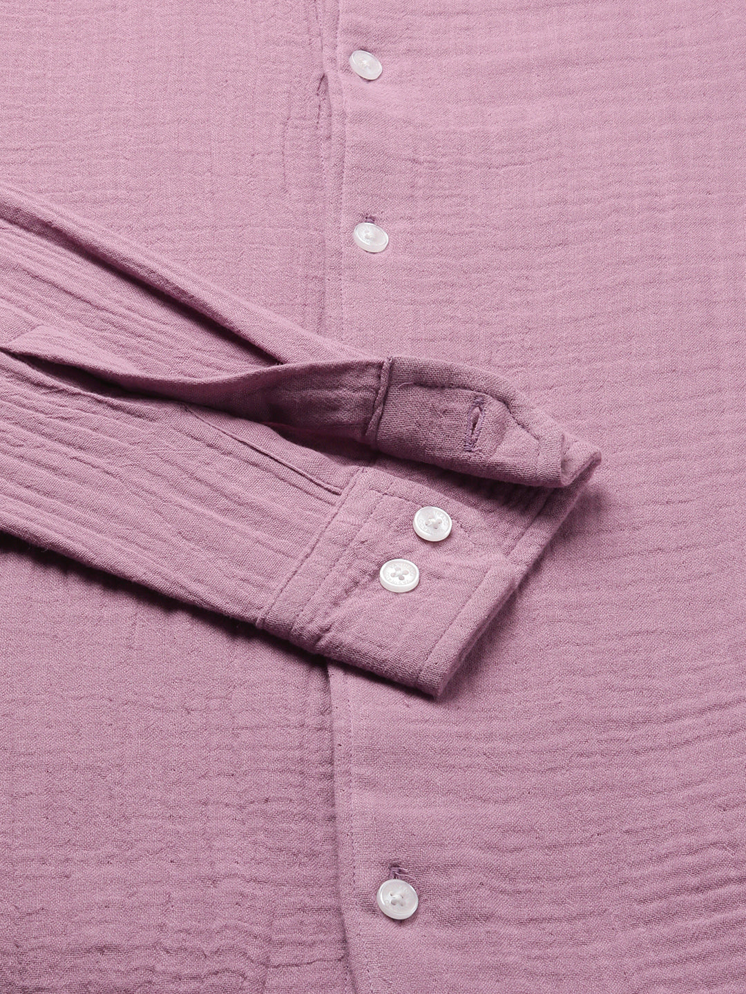 Elegant Lilac Double Cloth Shirt