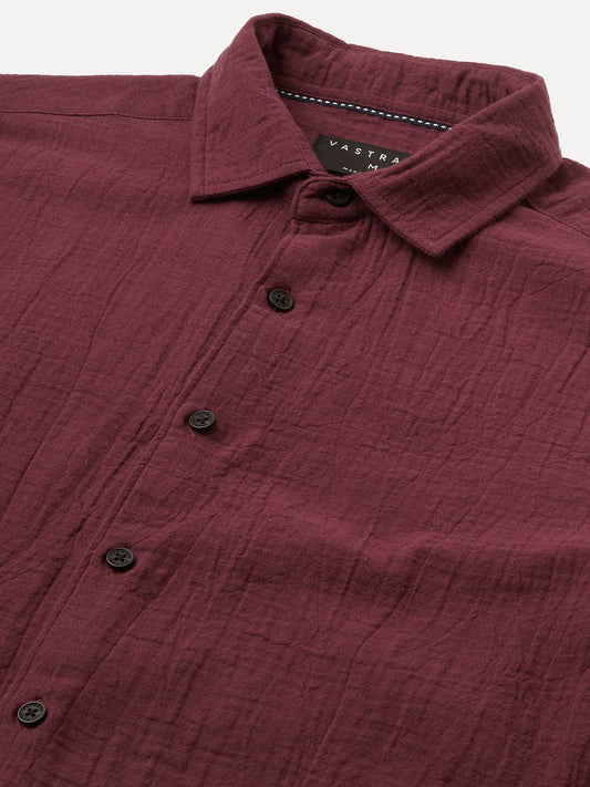Bole Brown Double Cloth Shirt