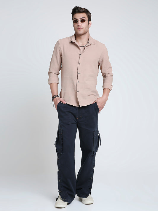 Zigwave Sand Textured Shirt