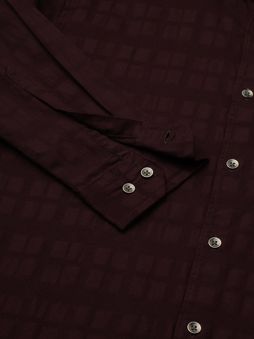 Espresso Geometric Woven Shirt